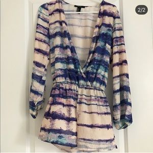Tri Color Romper